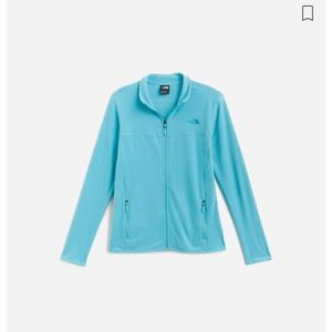 The North Face TKA Glacier Full Zip Fleece Jacket, blue, medium, EUC